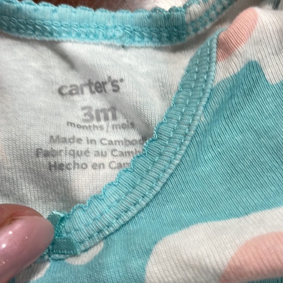 Set for Baby Girl 100% cotton Little Me & Carter’s - Picture 4 of 9